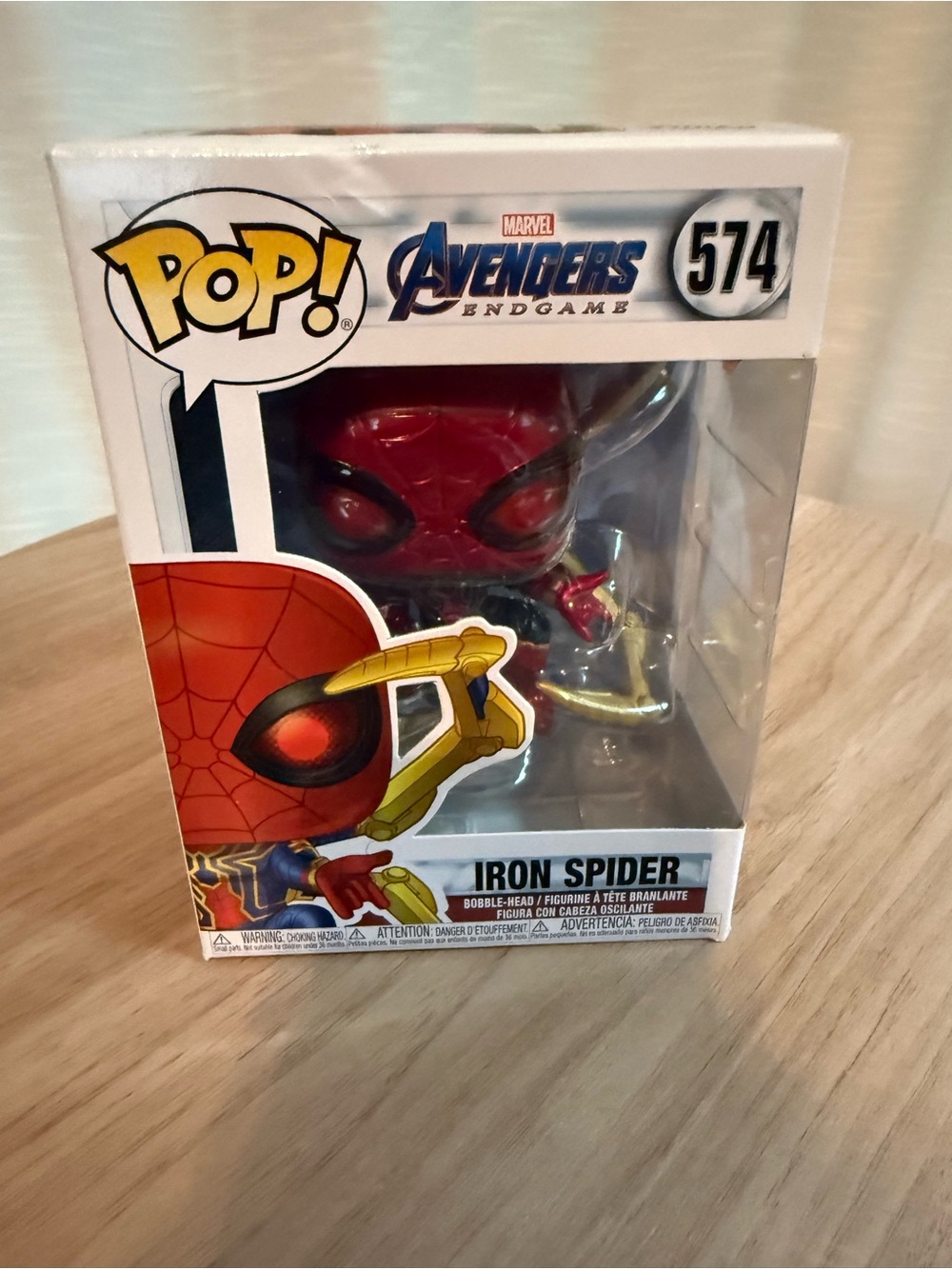 Funko POP! Iron Spider Red & Gold Vinyl Figure - Avengers Endgame #574